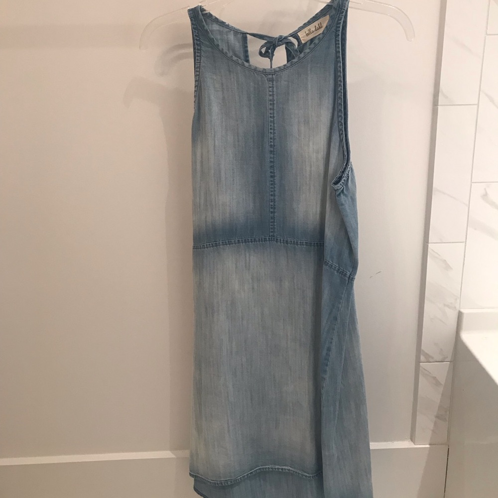 Bella Dahl denim dress with back detail